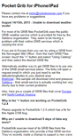 Mobile Screenshot of pocketgrib.nickobrennan.com